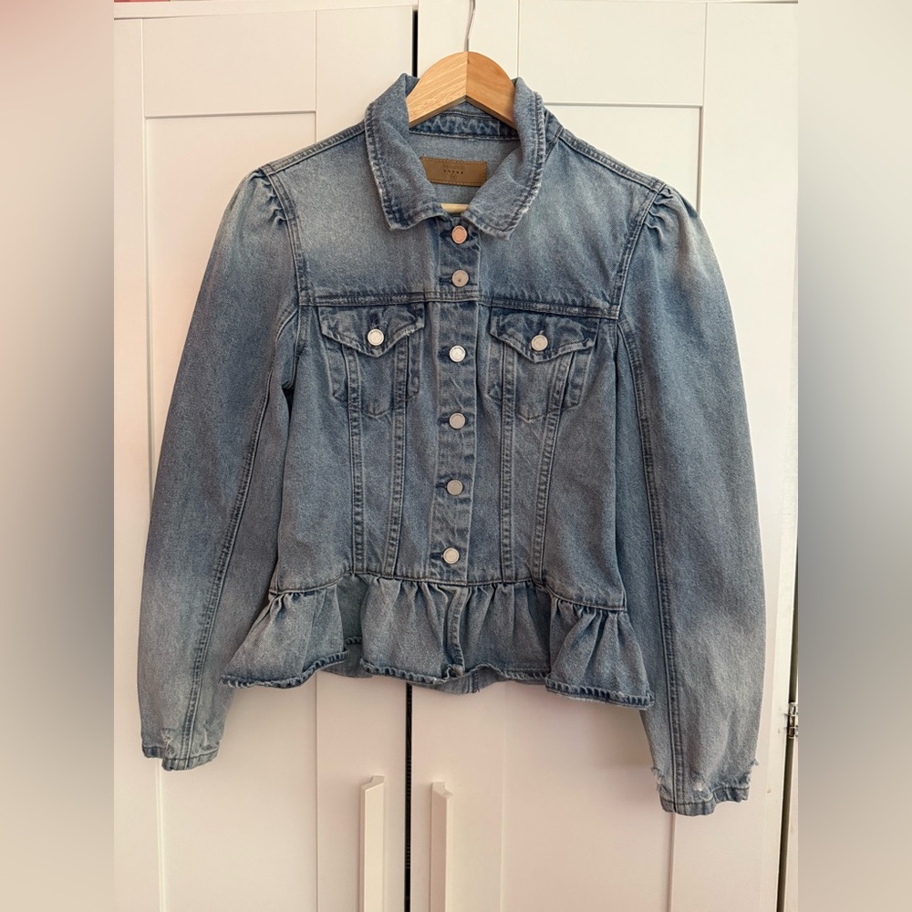 Blank NYC Denim Peplum Jacket. Used but good condition.
